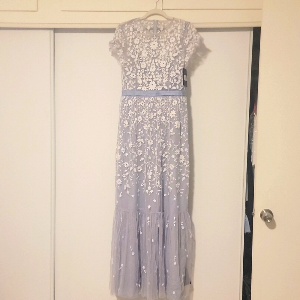 Romantic Blue and White dress